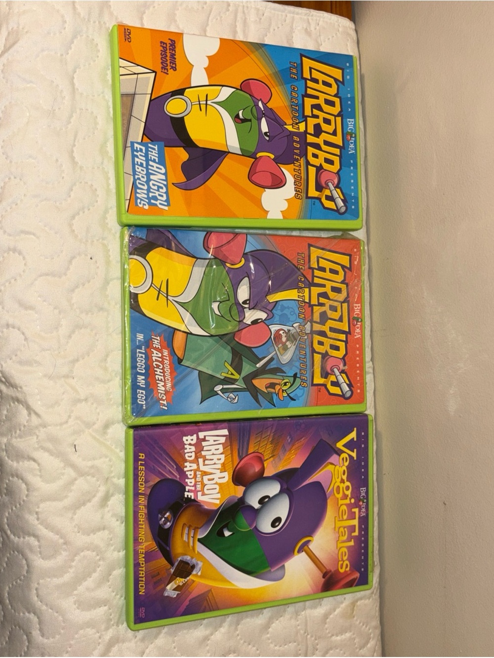 LarryBoy DVD Set - Purple & Green